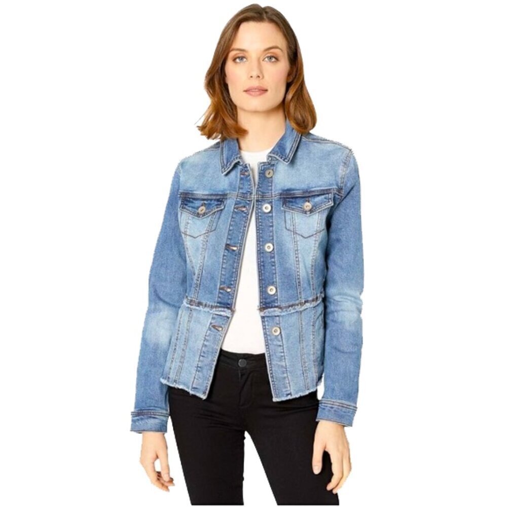 TRIBAL Denim Jean Jacket Size XS